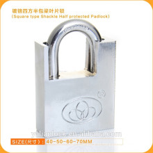 Esencial seguridad cuadrados tipo candado medio protegido candado